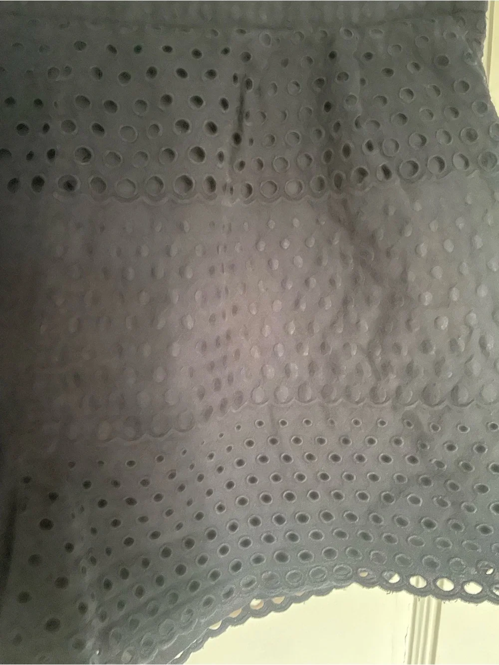 J. Crew Navy Eyelet High-Rise Shorts Women’s Sz 6
